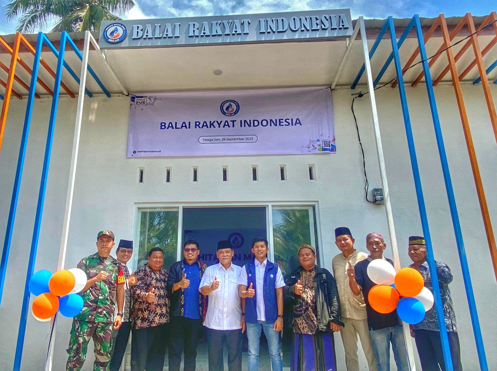 Wabup Deli Serdang Resmikan Balai Rakyat dan Khitan Massal YBM BRILiaN