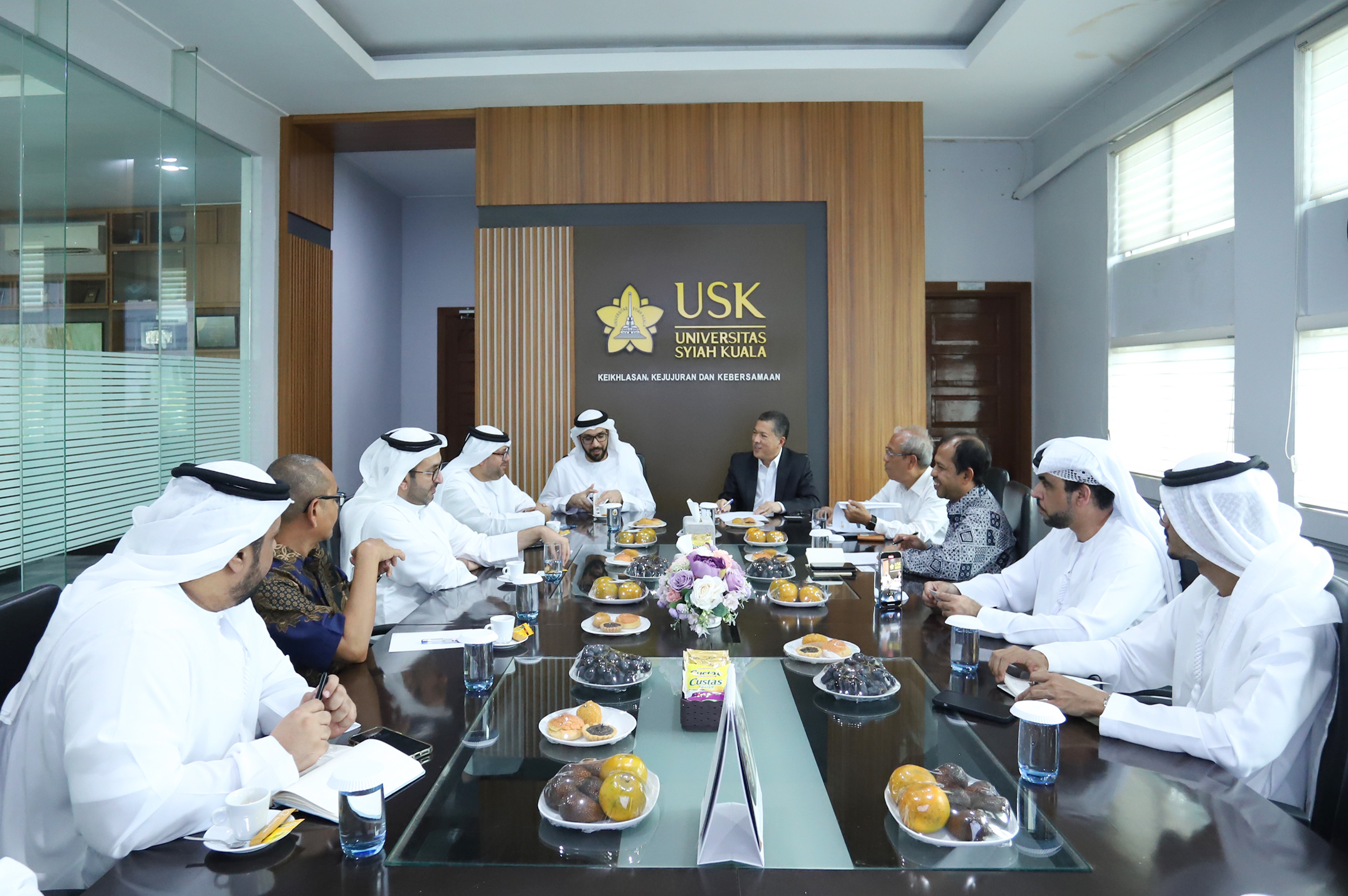 Bertemu Pemerintah UEA, USK Tawarkan Pembangunan Pusat Kebudayaan Islam