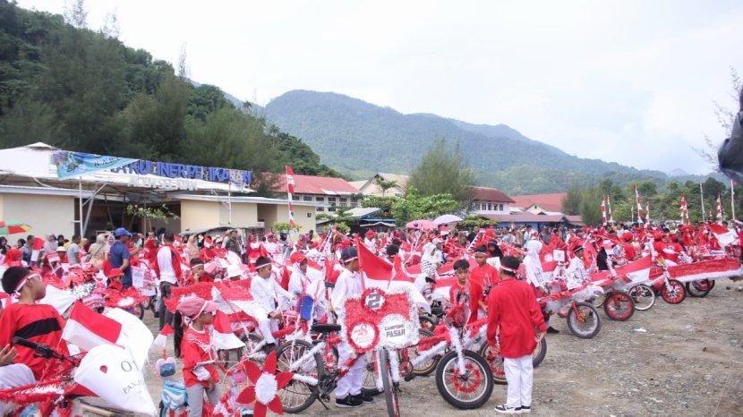 Jelang HUT RI ke 78 Pemkab Aceh Selatan Gelar Lomba Sepeda Hias