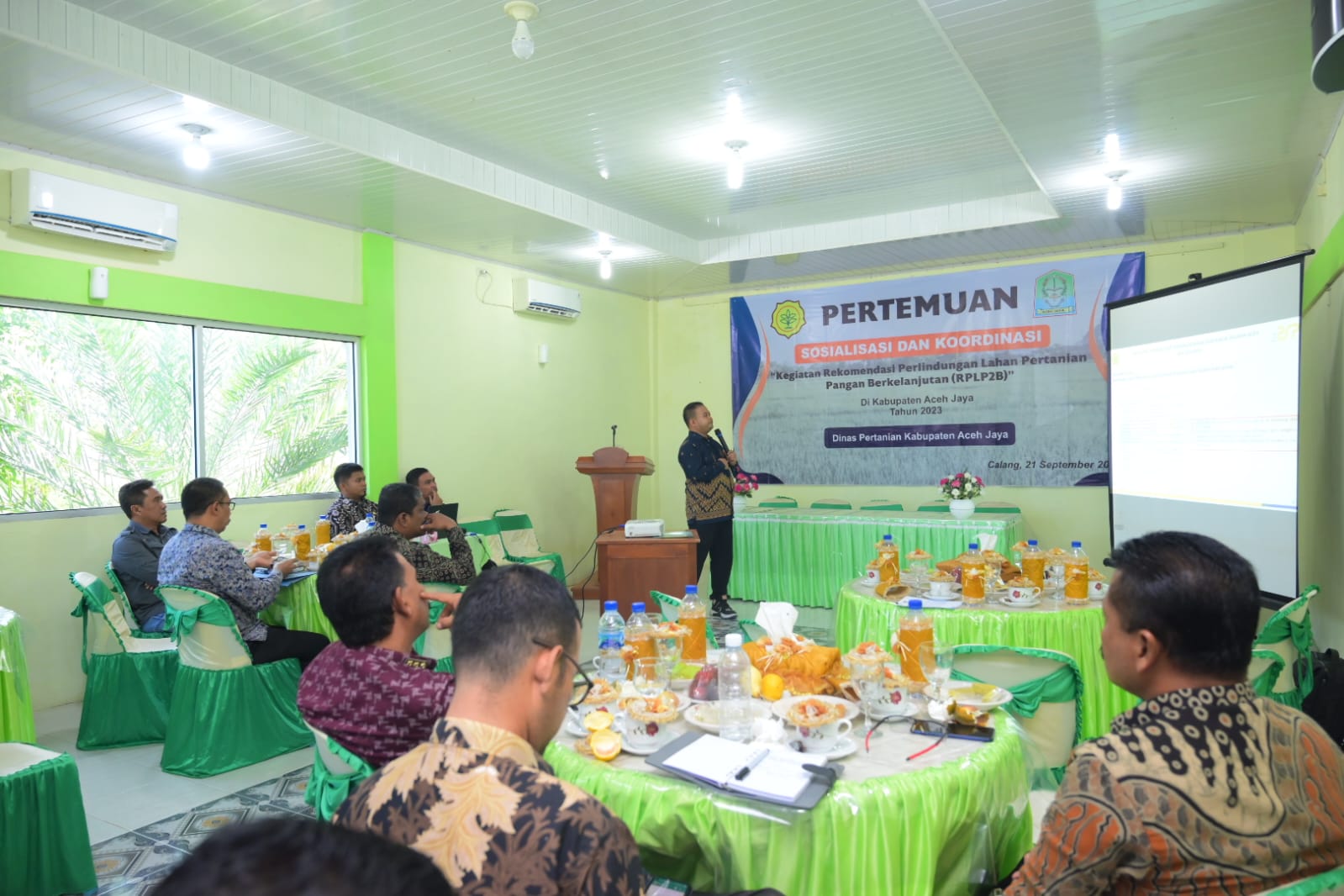 Dinas Pertanian Aceh Jaya Adakan Sosialisasi dan Koordinasi RPLP2B Bersama Penyuluh Aceh Jaya