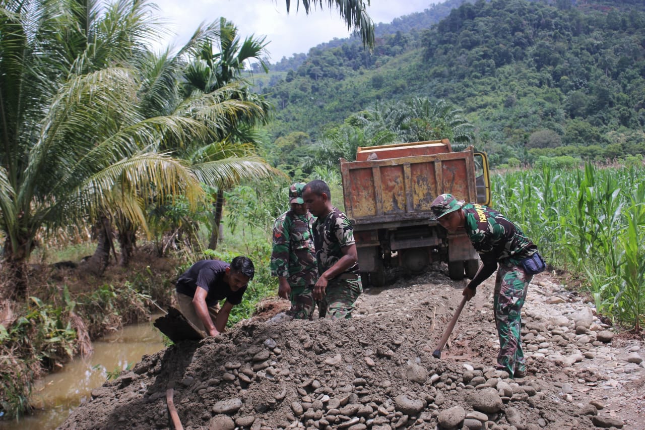Manfaat TMMD ke 118 Kodim 0107/Aceh Selatan Sudah Mulai Dirasakan Manfaatnya Oleh Warga