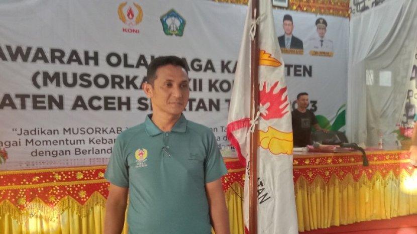 Bupati Aceh Selatan Buka Musorkab KONI Tahun 2023