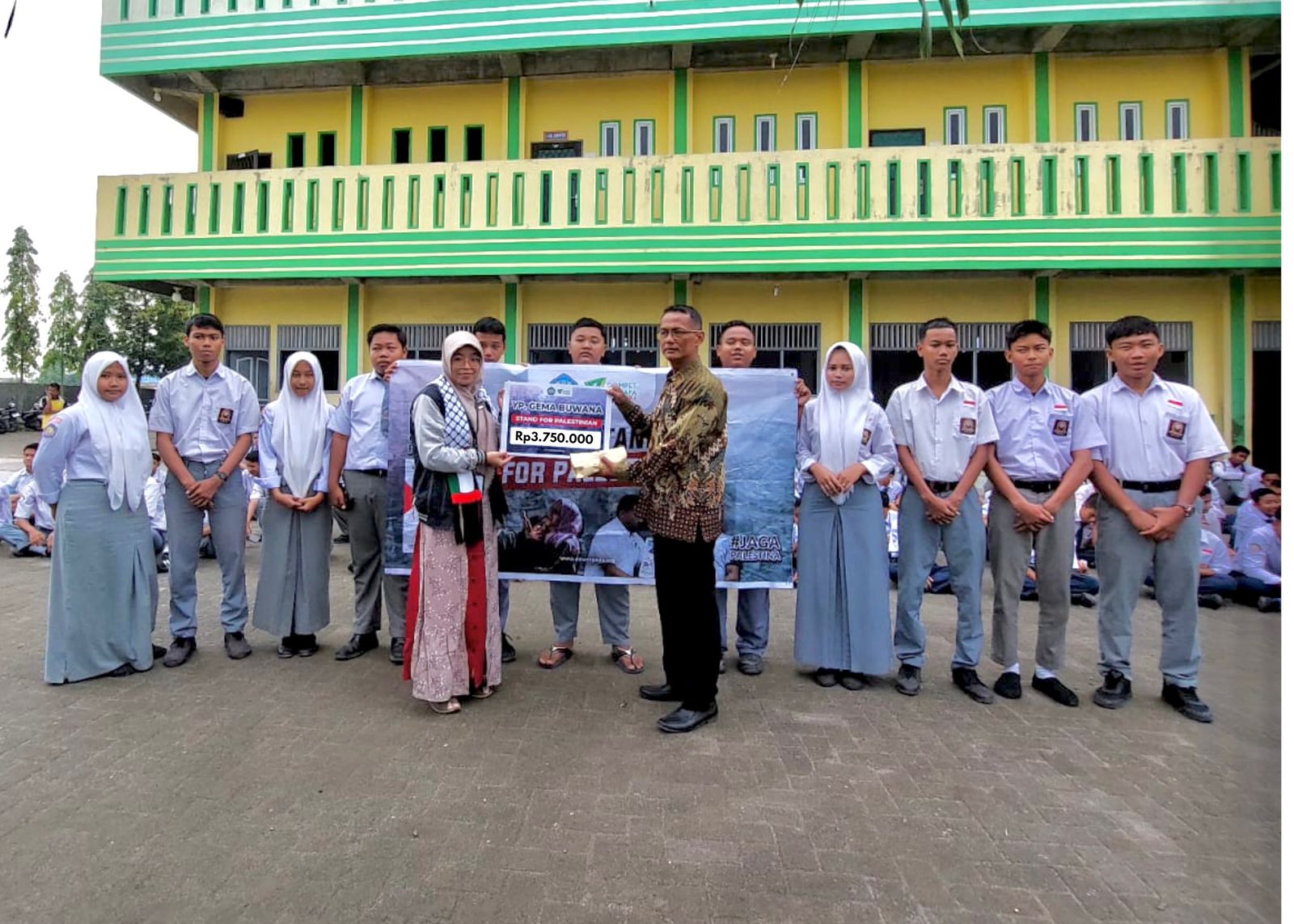 Lewat DD Waspada, Yaspen Gema Buwana Salurkan Donasi Palestina
