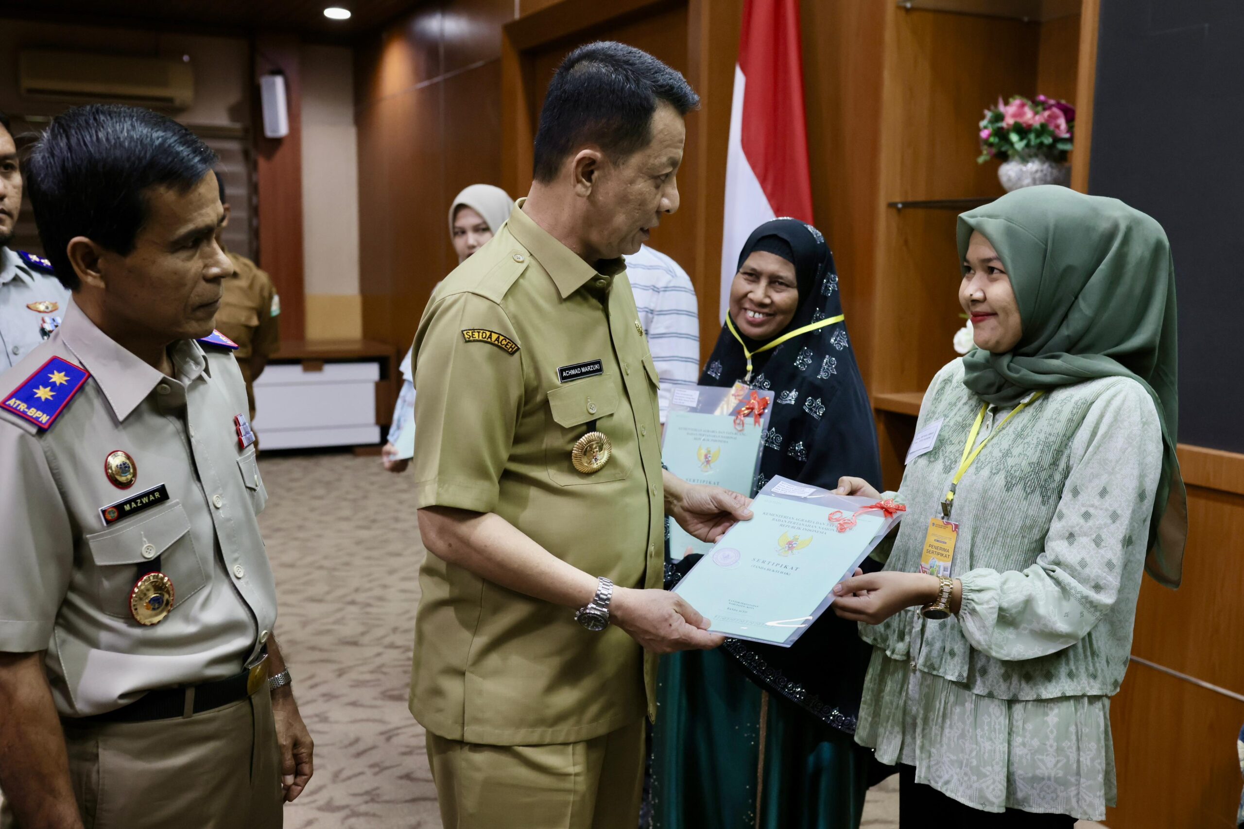 Pj Gubernur Minta BPN Aceh Perkuat Sosialisasi Sertifikasi Tanah kepada Masyarakat