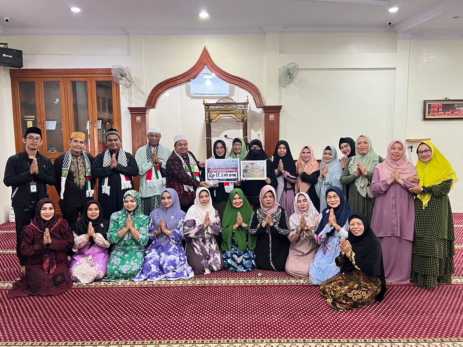 Pengajian An-Nur Salurkan Donasi Palestina Rp 17 Juta Lewat DD Waspada