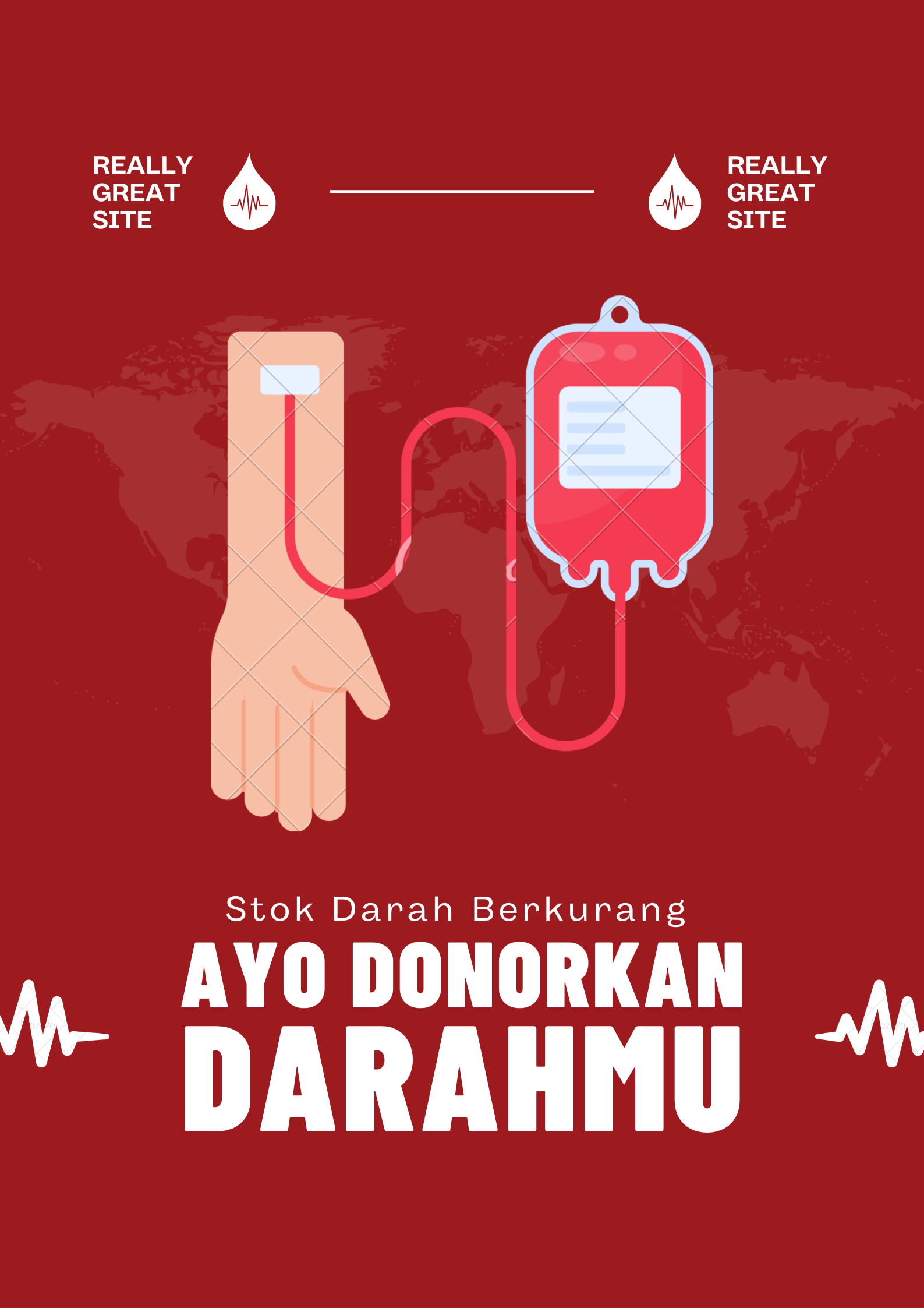 Ilustrasi Donor Darah/Lensakita.com