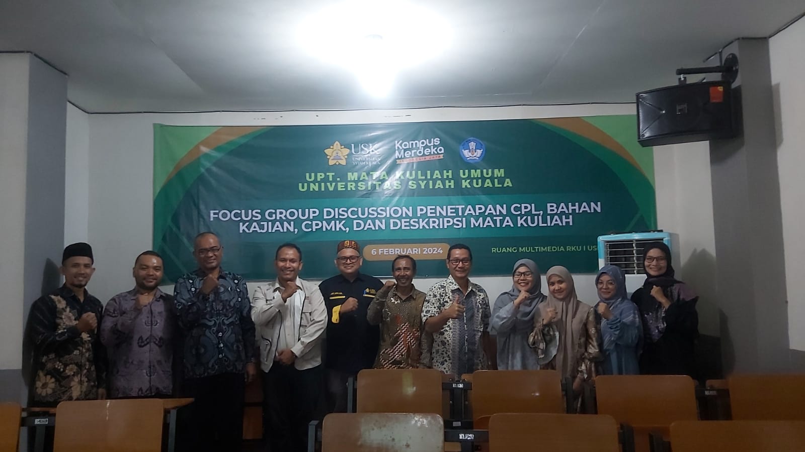 UPT MKU USK Gelar FGD Capaian Pembelajaran Lulusan dan CPMK