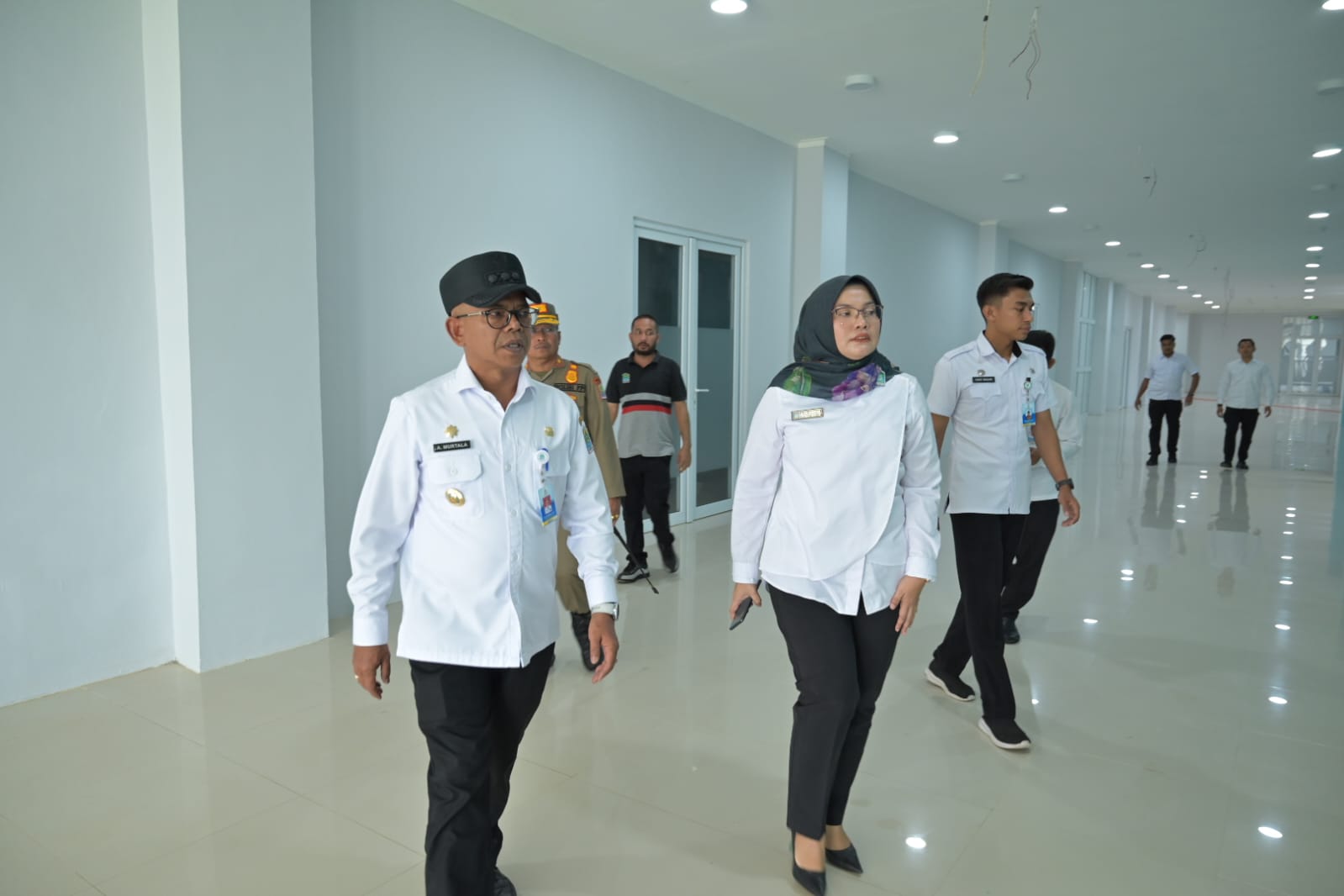 Pj Bupati Aceh Jaya Tinjau Persiapan Gedung Baru RSUD Teuku Umar 