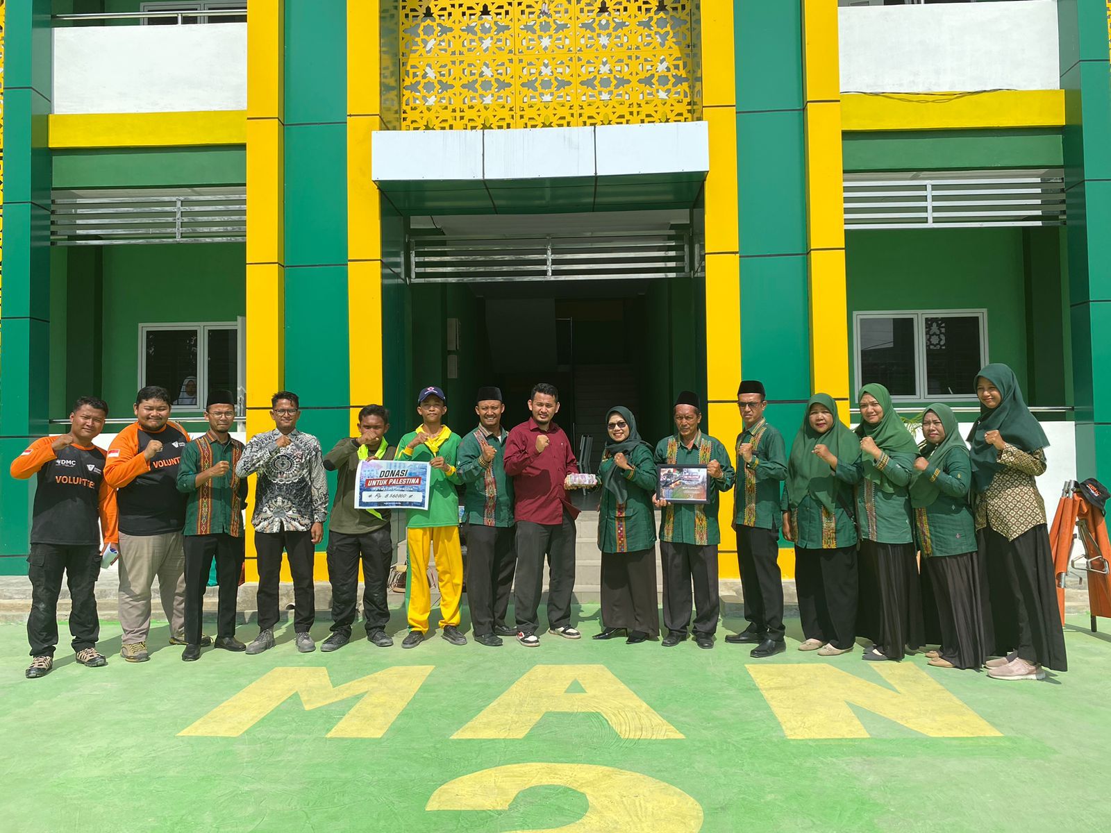 MAN 2 Langkat Gelar Mitigasi Bencana dan Donasi untuk Palestina