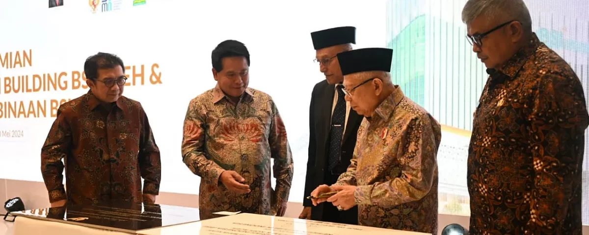 Resmikan Green Building BSI Aceh, Wapres Minta Jadi Poros Penggerak