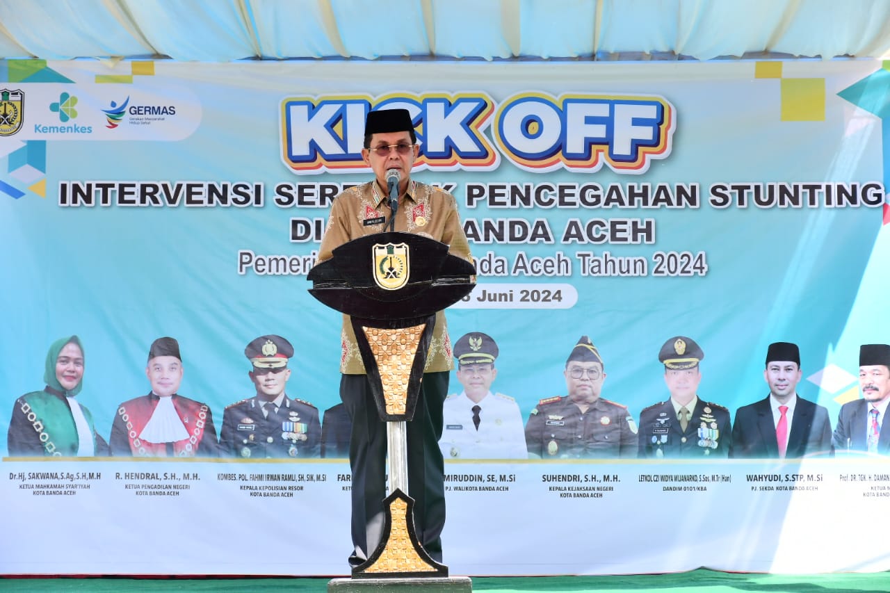 Kick Off Intervensi Serentak Pencegahan Stunting Diluncurkan di Alue Naga