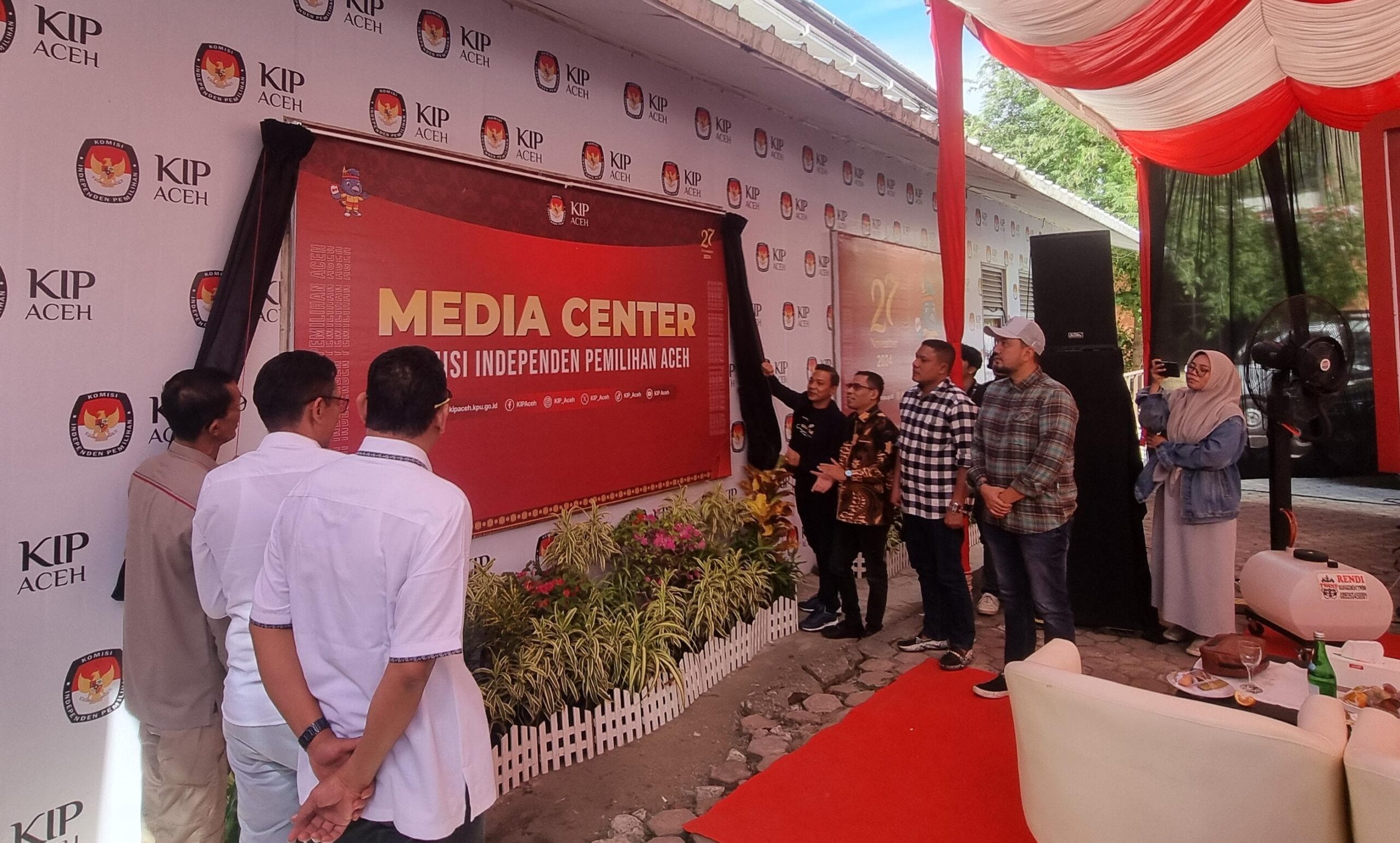 KIP Aceh Resmi Luncurkan Media Center Pilkada 2024