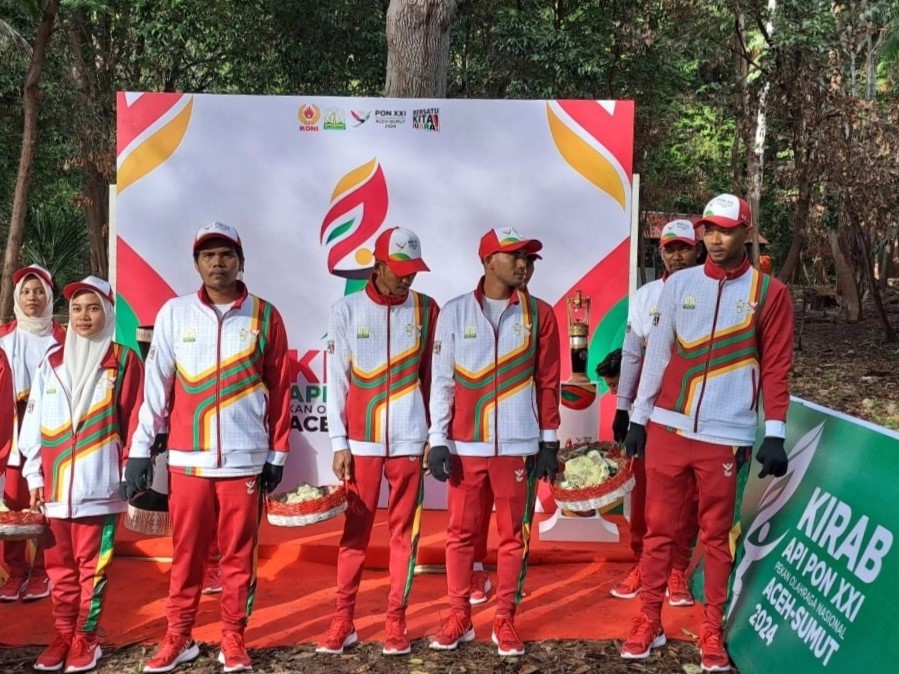 Api Gunung Jaboi Hidupkan Obor PON XXI Aceh-Sumut