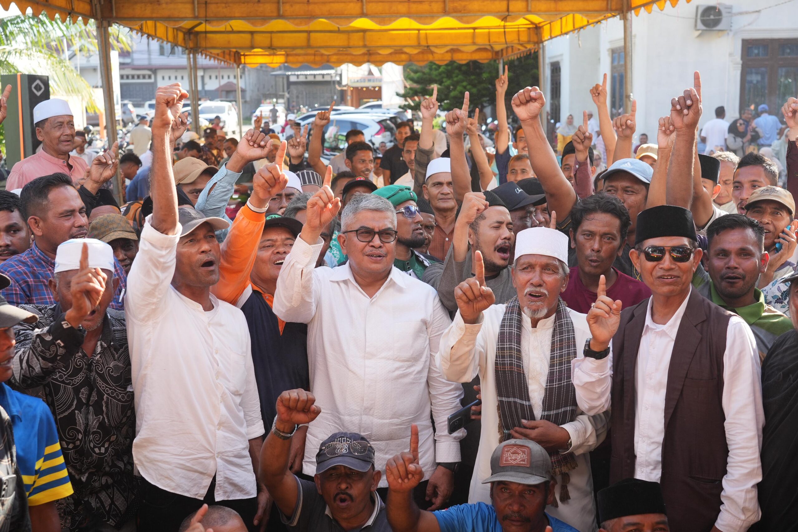 600 relawan dan Eks Kombatan Dukung Bustami - Fadhi; (Dok Pribadi)