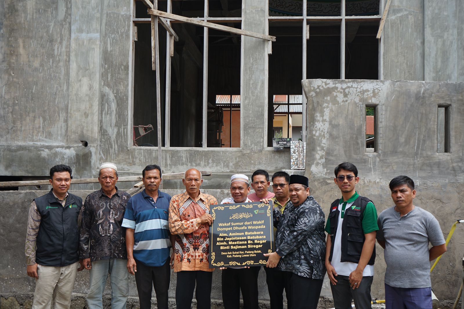 Dompet Dhuafa Waspada Bangun Sumur Bor di Aek Suhat Padang Lawas