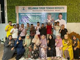 Alumni Timur Tengah mendeklarasikan dukungan untuk pasangan calon Bustami-Fadhil. (Dok. Tim Bustami-Fadhil)