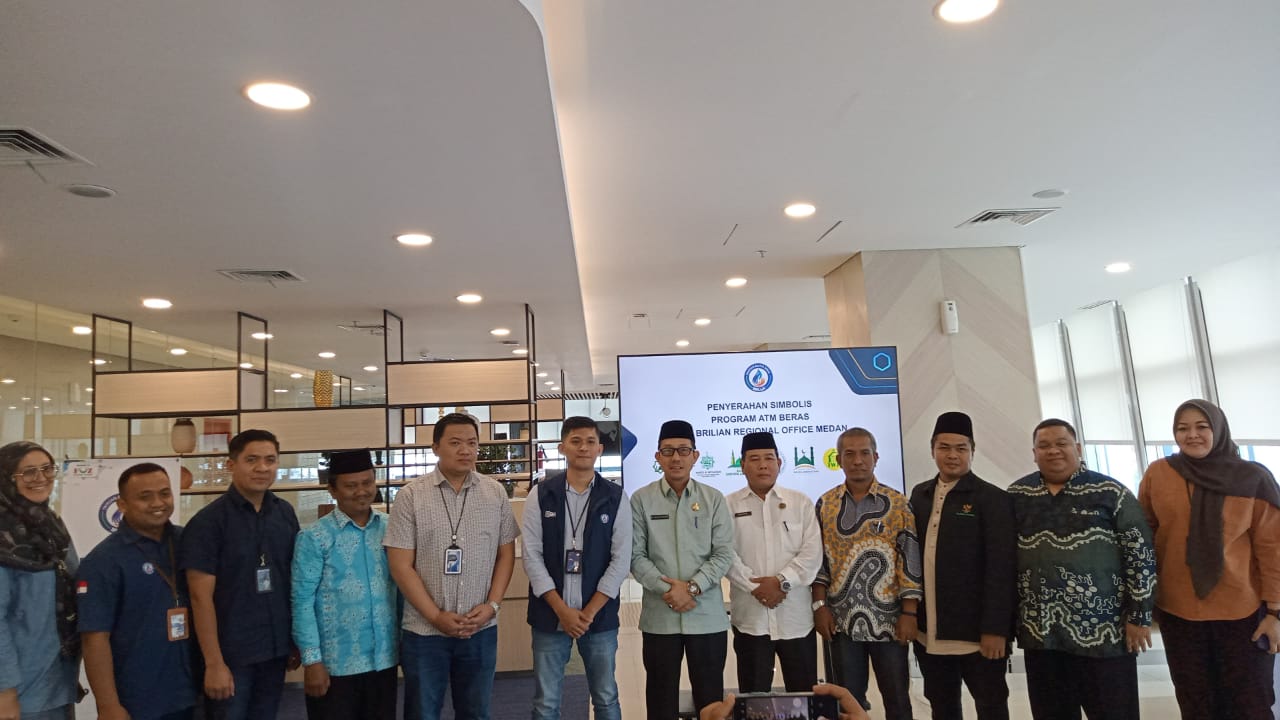 Kemenag Sumut Serahkan SK Izin Kantor Perwakilan LAZNAS YBM BRILiaN Sumatera Utara