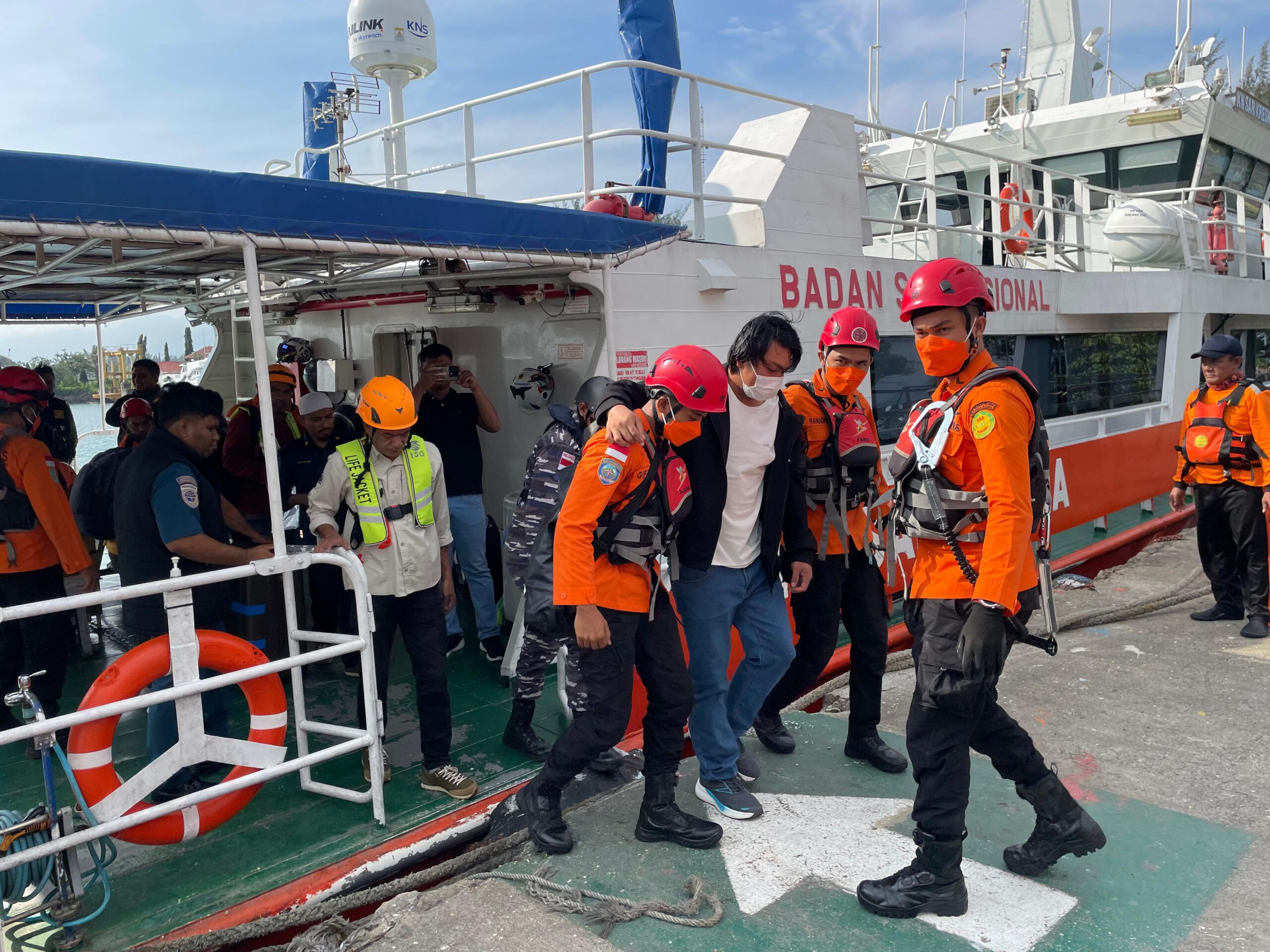 Basarnas Evakuasi ABK Tanker ke Banda Aceh