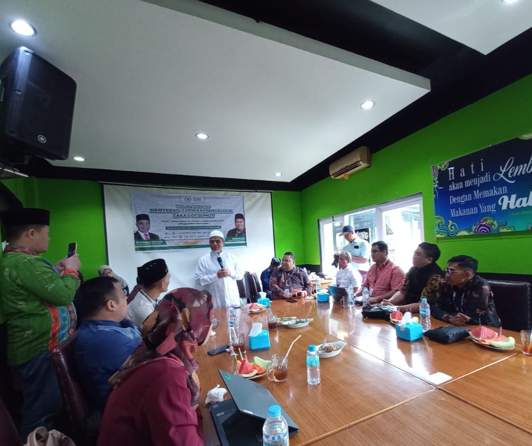 Diskusi Bersama Pegiat Zakat Sumut, Ini kata Anggota DPD RI M Nuh
