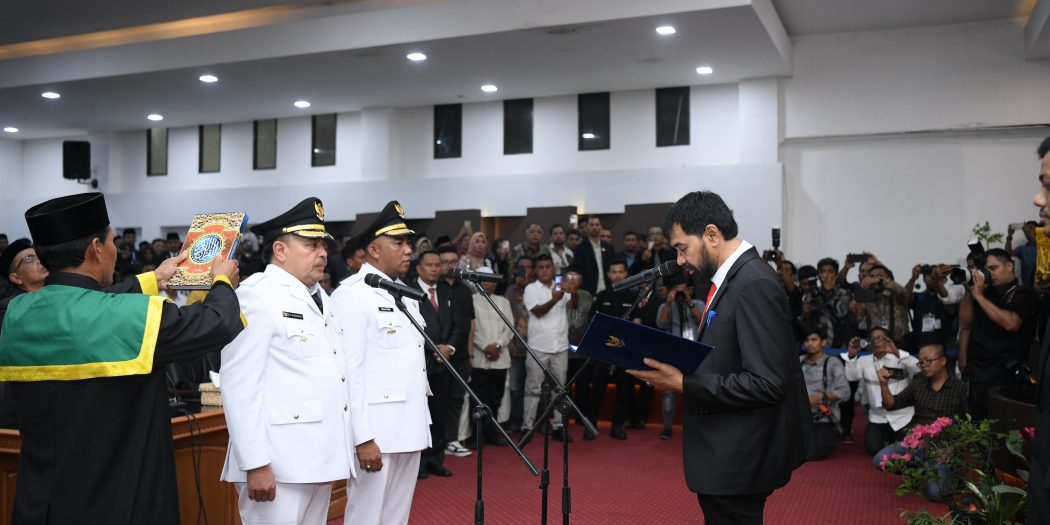 TR Keumangan-Raja Sayang Sah Jadi Bupati dan Wakil Bupati Nagan Raya