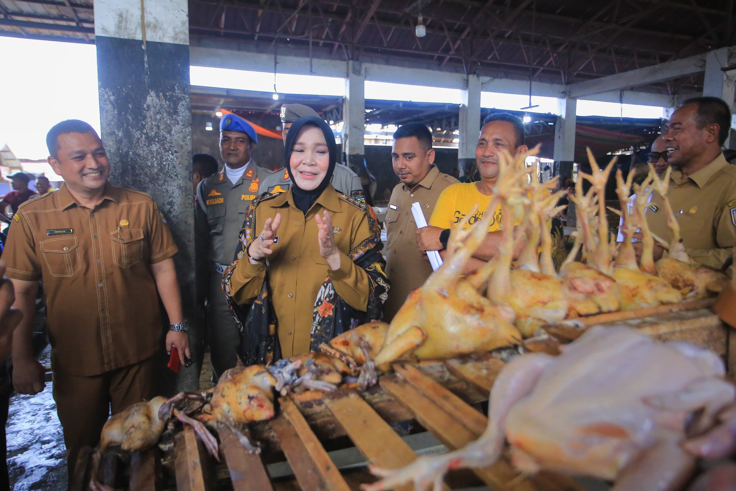 Illiza Sidak Pasar Al-Mahirah, Pastikan Harga Kebutuhan Pokok Stabil Jelang Ramadan