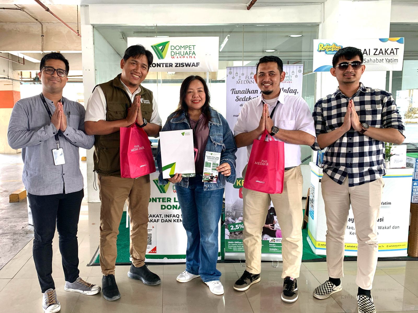 Paten! Plaza Medan Fair Sediakan Gerai Zakat Dompet Dhuafa Selama Ramadan