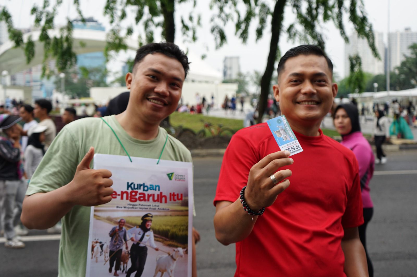 Dompet Dhuafa Waspada Syiar Kurban di CFD Lapangan Merdeka Medan