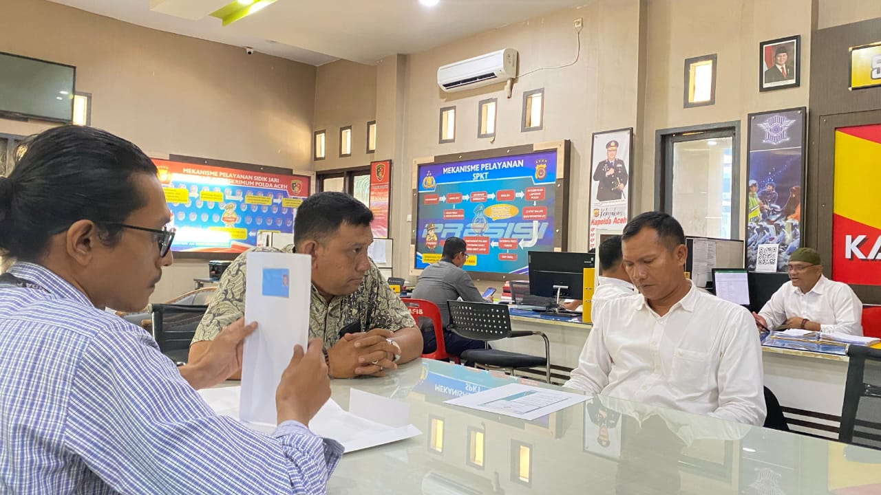 MaTA Tempuh Jalur Hukum, Laporkan Penipu yang Catut Nama Lembaga ke Polda Aceh