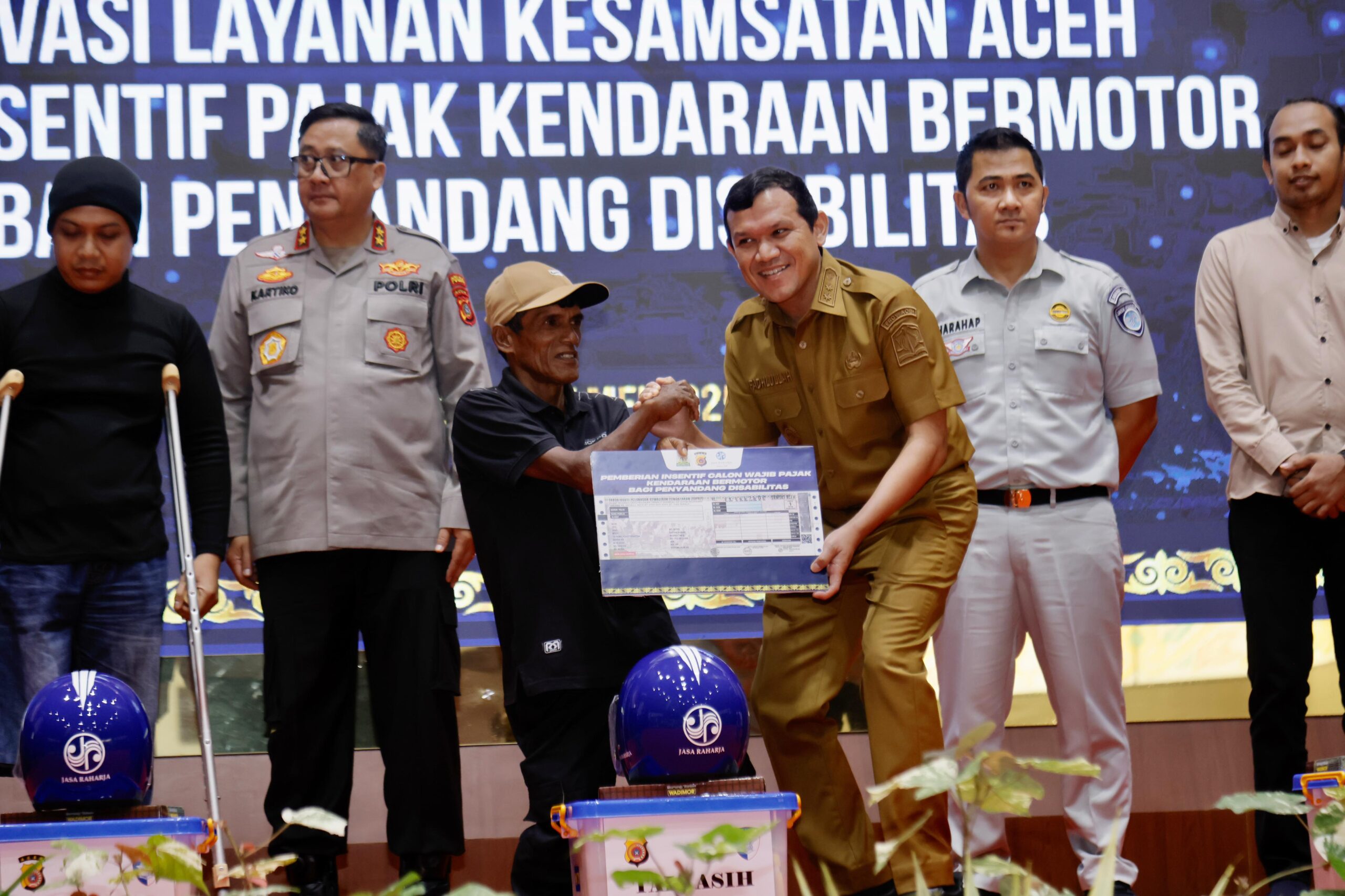 Wagub Aceh Resmikan Layanan Samsat Inovatif dan Diskon Pajak untuk Disabilitas