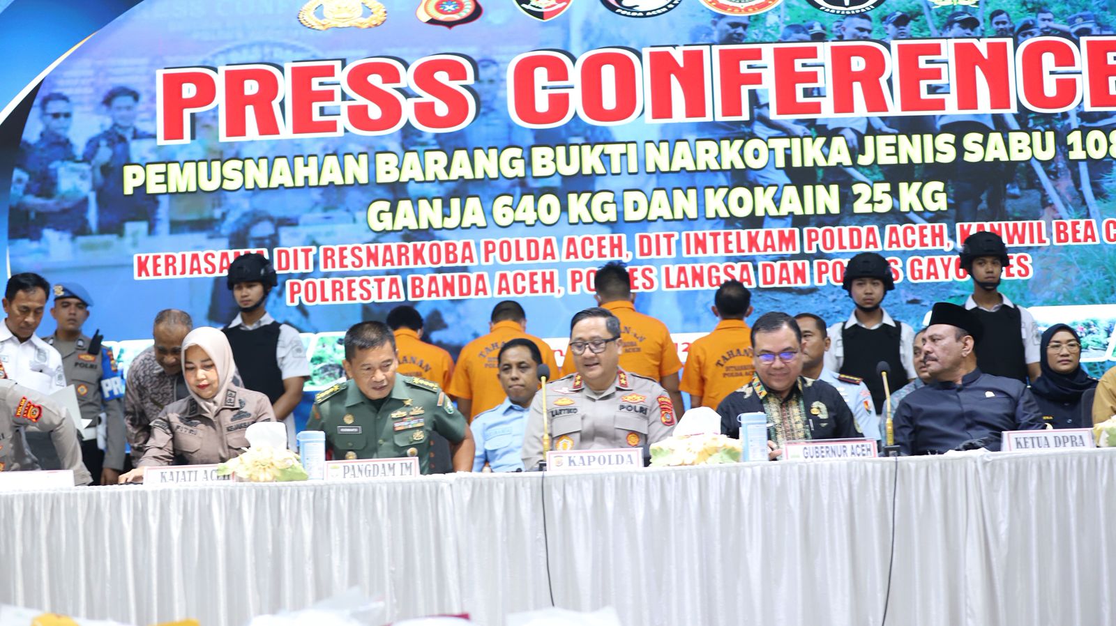 25 Kg Kokain dan 640 Kg Ganja Dimusnahkan, Kapolda Aceh: Ini Alarm Bahaya