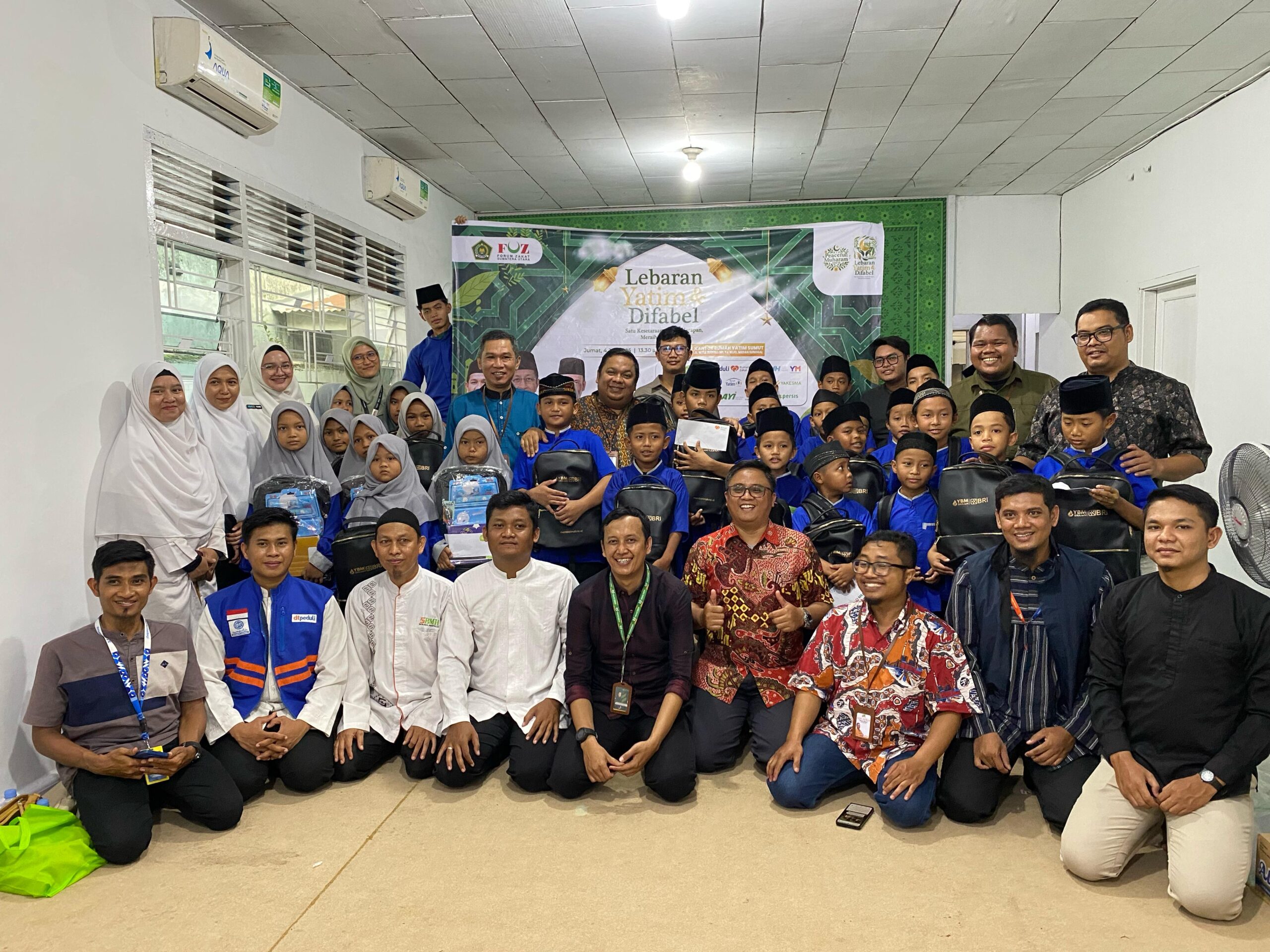 FOZ Sumut Gelar Lebaran Yatim di Bulan Muharram 1447 H