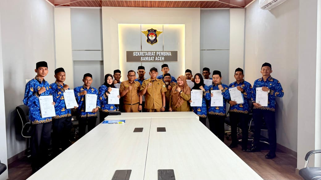 16 Pegawai Baru UPTD Wilayah I Banda Aceh Terima SK PPPK