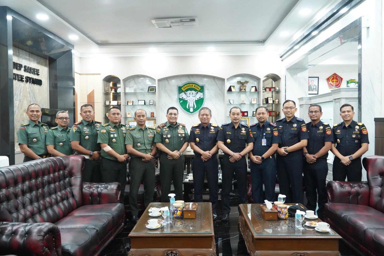 Bea Cukai Aceh Perkuat Sinergi Bersama Kodam Iskandar Muda