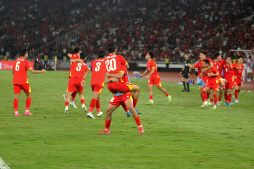 FOTO : Momen Panas Pertandingan Final Indonesia VS Vietnam di Piala AFF U-23 2025