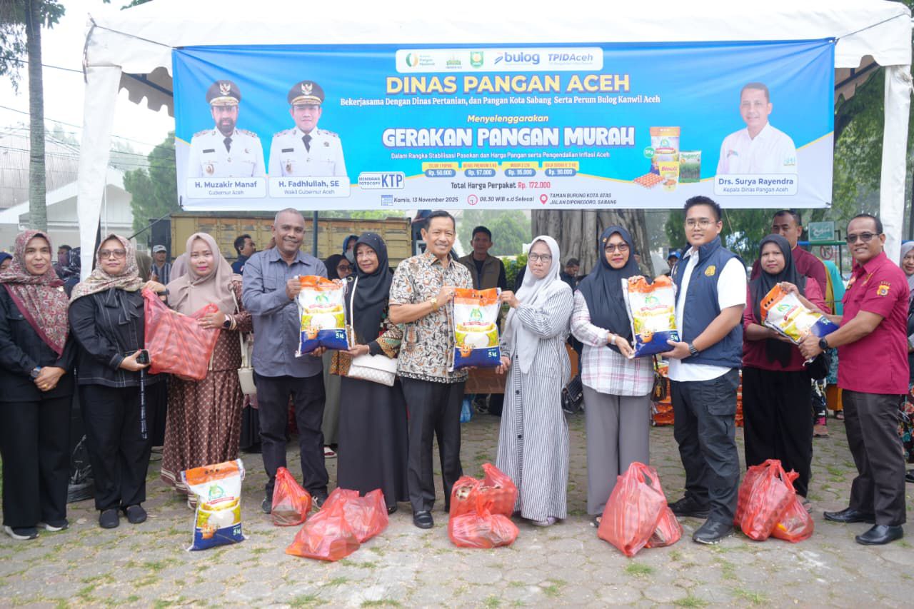 Pantau Gerakan Pangan Murah, Wakil Wali Kota Sabang Pastikan Harga Stabil dan Warga Terbantu