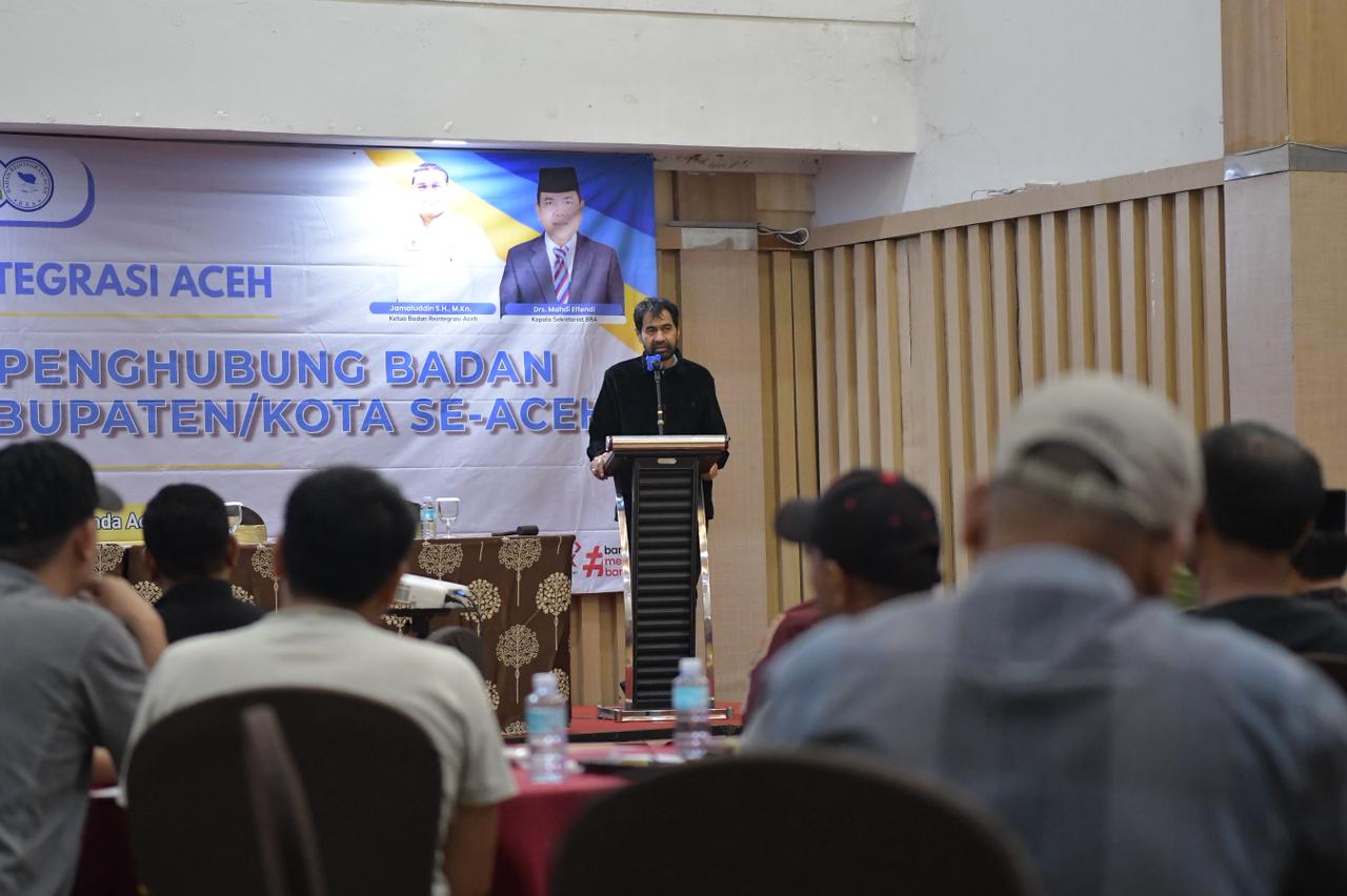 Buka Rakor BRA se-Aceh, Mualem Tekankan Kekompakan dan Janjikan Kesejahteraan Eks Kombatan
