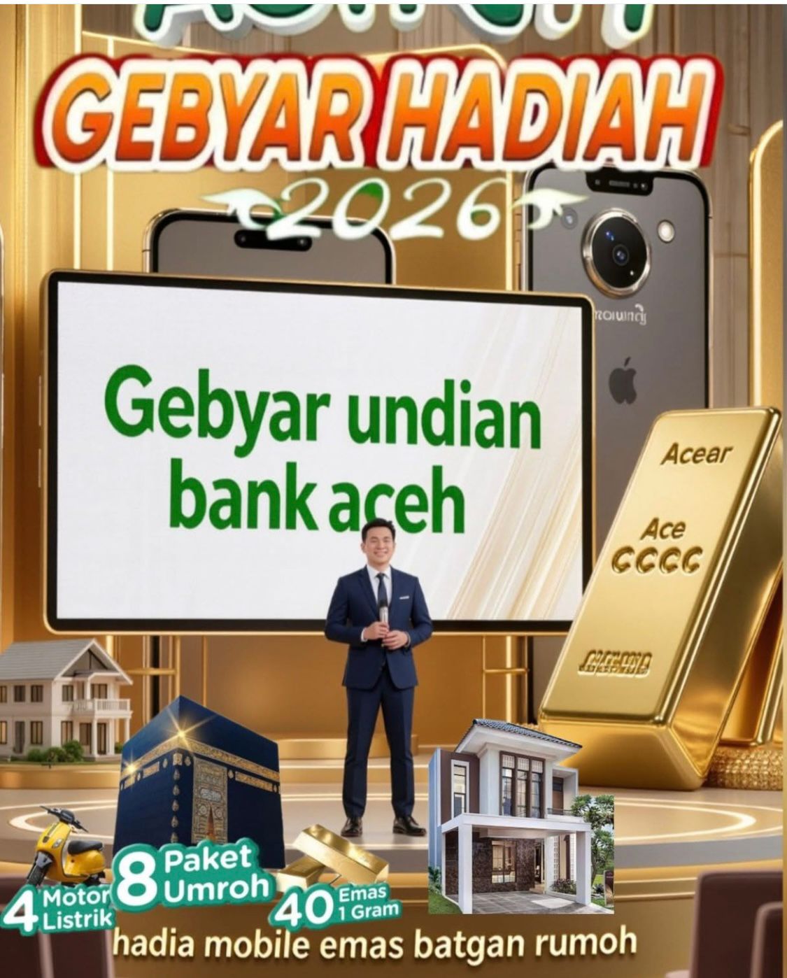 Gebyar Undian Berhadiah, Bank Aceh Imbau Nasabah Jaga Kerahasiaan Data Pribadi dan Abaikan Pesan Hoax