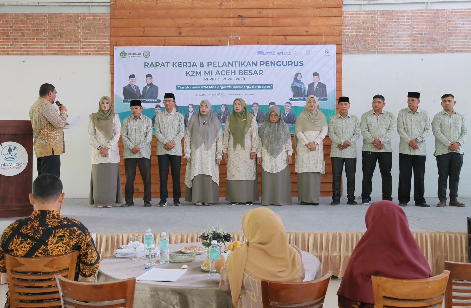 Yahwa Kukuhkan Pengurus K2M MI Aceh Besar, Tekankan Prestasi Madrasah