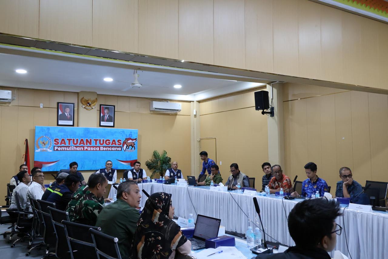 Satgas Galapana Perkuat Pengawasan Empat Prioritas Pemulihan Pascabencana Aceh