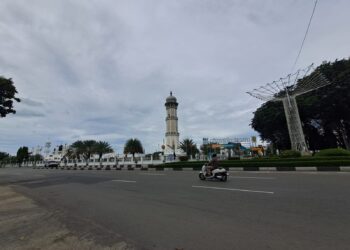 Jalanan Kota Banda Aceh Lengang pada Hari Pertama Puasa