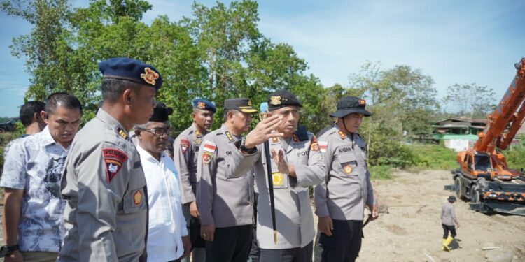 Kapolda Aceh Tegaskan Pembangunan Jembatan Bailey di Sawang Bakal Selesai Tepat Waktu