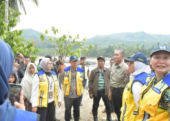 Menteri PU Doddy Hanggodo Tinjau Rehab Rekon Banjir Bireuen, Respons Permintaan H Ruslan Daud