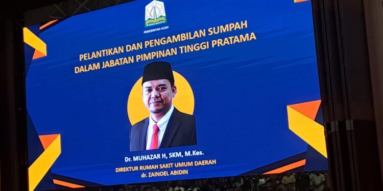 Muhazar, Putra Abdya di Pucuk Pimpinan Rumah Sakit Rujukan Aceh
