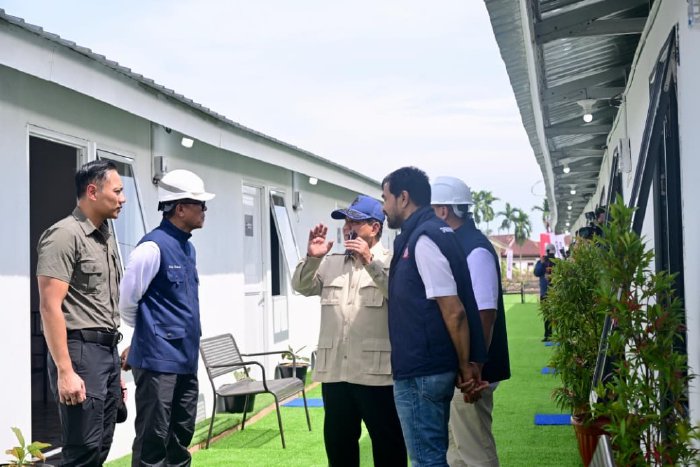 ‎Gubernur dan Wagub Aceh Dampingi Presiden Tinjau Hunian Sementara Korban Bencana di Aceh Tamiang