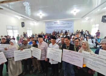 Korban Bencana di Bener Meriah Terima Bantuan Perbaikan Rumah Rusak Sedang dan Ringan