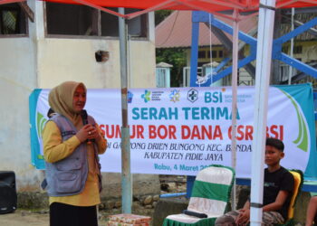 Program GENTING Hadirkan Sumur Bor untuk Keluarga Berisiko Stunting di Pidie Jaya