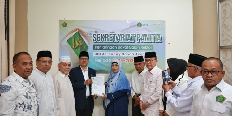 Mujiburrahman Kembali Mendaftar sebagai Calon Rektor UIN Ar-Raniry 2026–2030