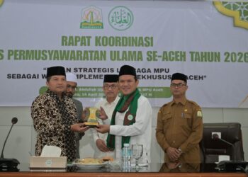 Wagub Aceh Buka Rakor MPU se-Aceh 2026, Tekankan Peran Strategis Ulama