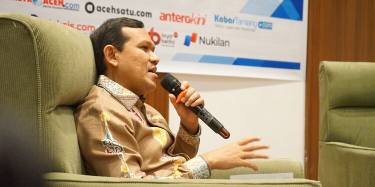 Wagub Aceh Fadhlullah Ajak Wartawan Perkuat Kolaborasi dalam Isu Kebencanaan