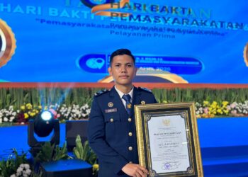 Pegawai Ditjenpas Aceh Aulia Rahmad Jadi Terbaik Nasional di HBP ke-62